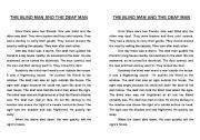 English Worksheet: Blind man and deaf man