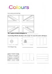 English Worksheet: Colours