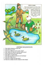 English Worksheet: Reading about Hodja Nasreddin