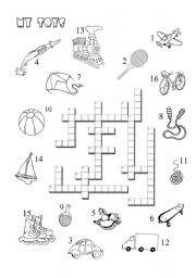 Toys Crossword