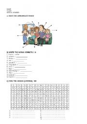 English Worksheet: Family