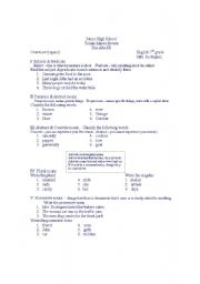 English Worksheet: PRONOUNS