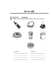 English worksheet: Food and beverages