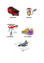 TRANSPORT FLASHCARDS