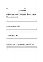 English worksheet: Martin Luther King Jr.  Workesheet