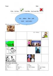 English worksheet: Hannah and Safiya