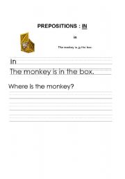 English Worksheet: Prepositions