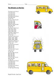 English Worksheet: Song