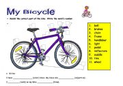 English Worksheet: my bicycle