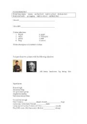 English Worksheet: To be healthy