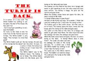 English Worksheet: The Turnip Is Back