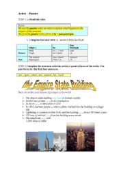 English Worksheet: Grammar : Passive voice practice . Skyscrapers 