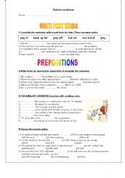 English Worksheet: Revision 1