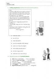English Worksheet: Simpson exercise