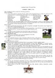 English Worksheet: Forrest Gump