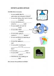 Definite and Zero Articles