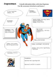 English Worksheet: SUPERMAN