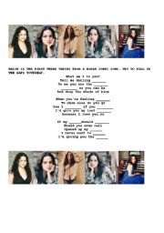 English Worksheet: LISTENING WORKSHEET