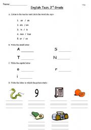 English test for young learners
