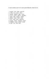 English Worksheet: search