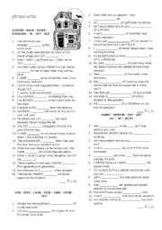 English Worksheet: Phrasal Verbs