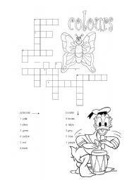 colours crossword