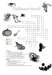 English Worksheet: halloween