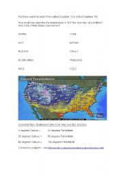 English Worksheet: Advanced weather activities 