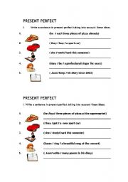 English Worksheet: Present Perfect 