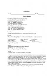 English Worksheet: verb to be