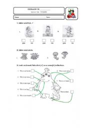 Revision Test part 1 - Body Parts