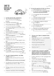 English Worksheet: Conditional and time clauses - for future