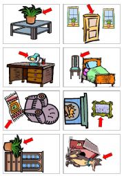 English Worksheet: prepositions of place 1/4