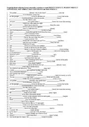 tenses practice