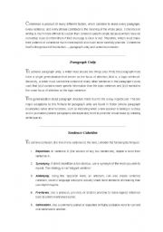 English Worksheet: Writing 