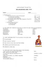 English worksheet: The Land Before Time