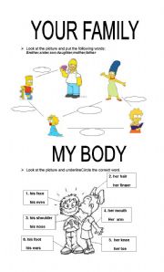 English Worksheet: review