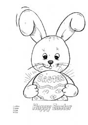 English Worksheet: Easter bunny