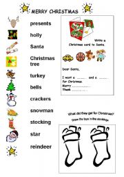 English worksheet: Merry Christmas