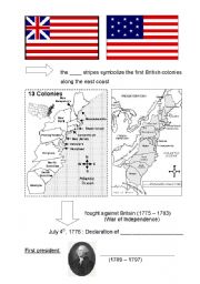 English Worksheet: American History