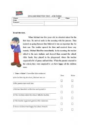 English Worksheet: simple past - regular verbs