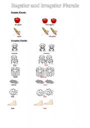 plurals - regular and irregular