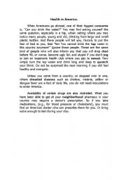 English Worksheet: reading comp.