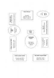 English Worksheet: Around town
