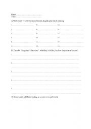 English worksheet: finding nemo