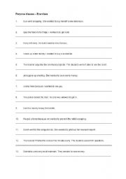 English Worksheet: Purpose clauses 1