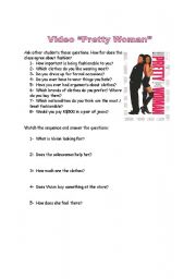 English Worksheet: Video Activity - Pretty Woman