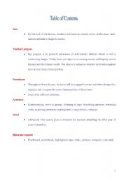 English Worksheet: the character of the jew lesson plan part 1