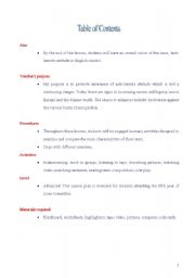 English worksheet: the character of the jew lesson plan part 1