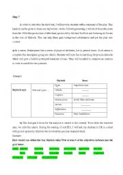 English worksheet: the character of the jew in English Literature lesson plan part 6